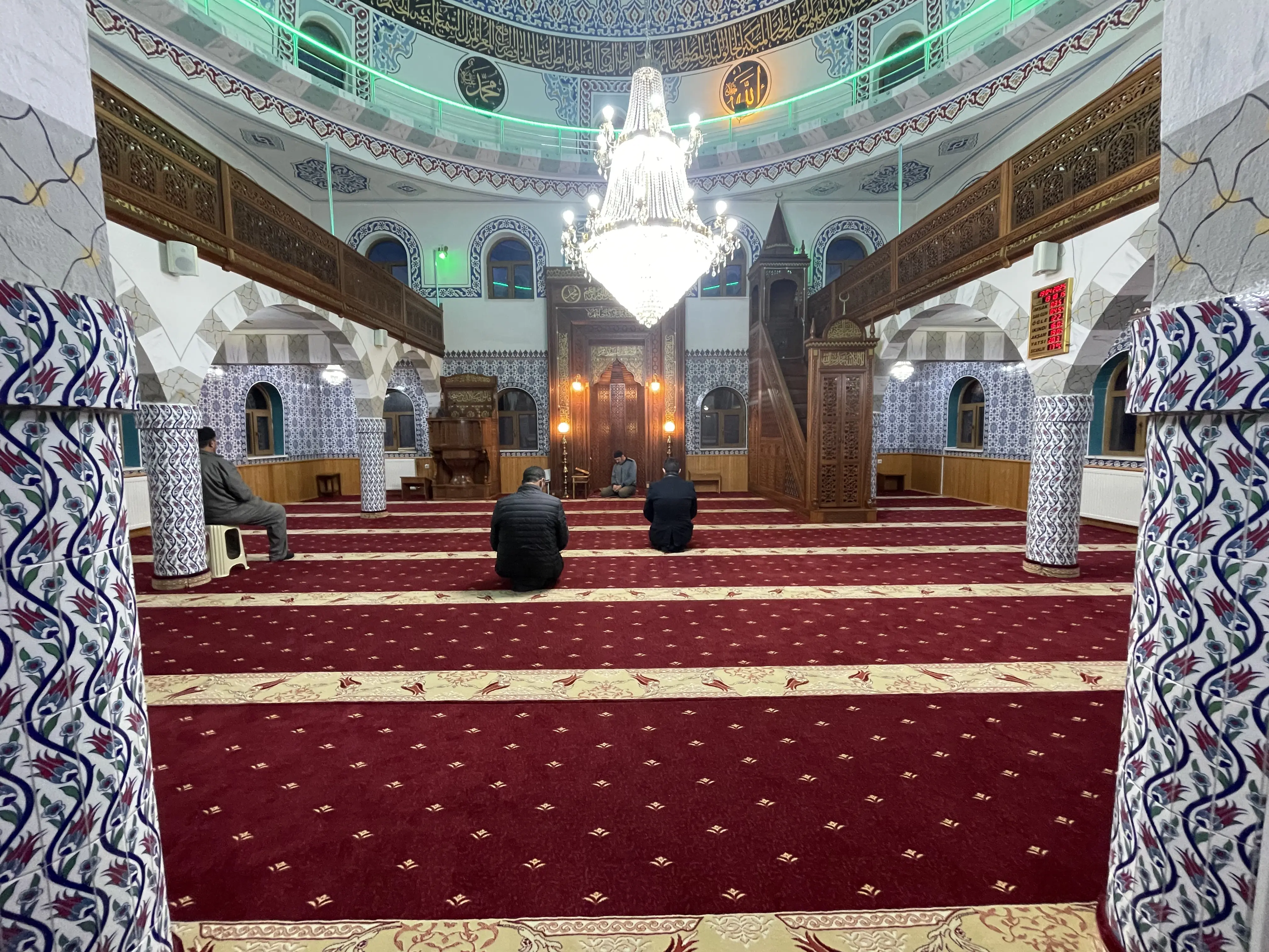 Cami inşaatından bir fotoğraf