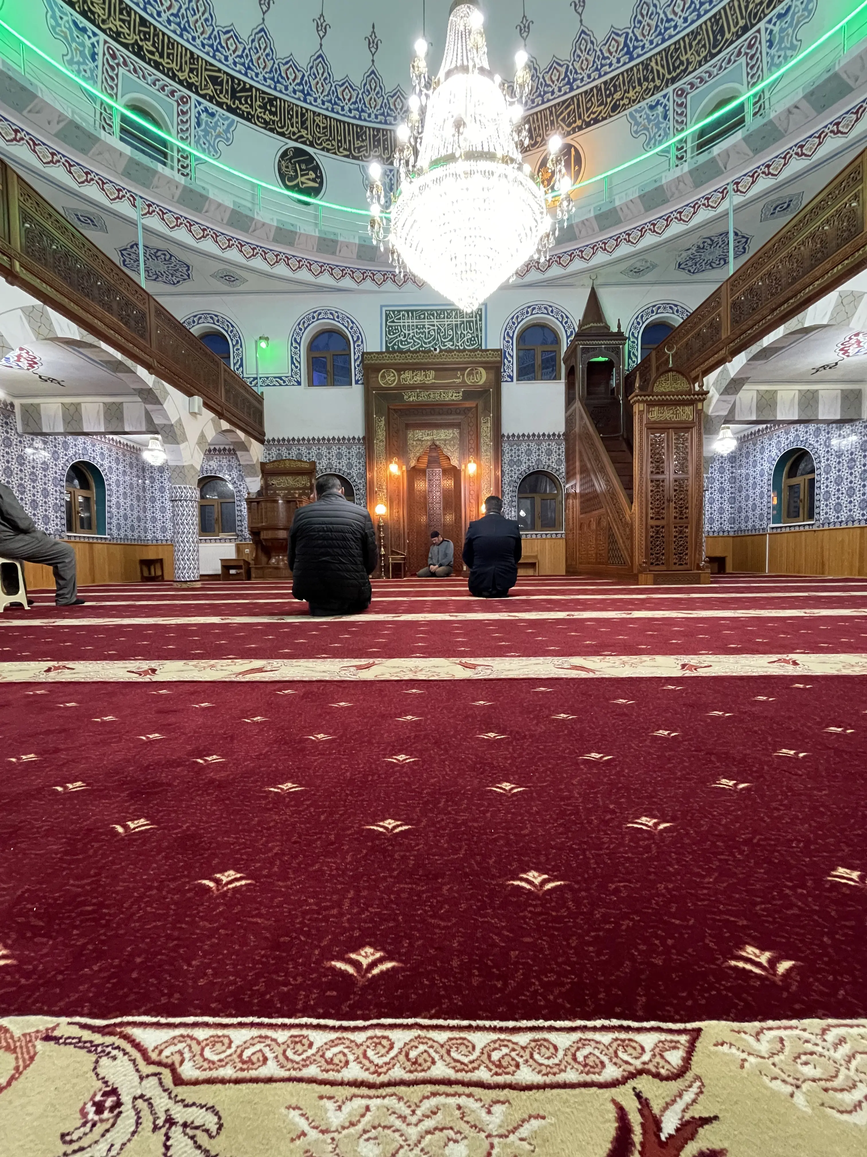 Cami inşaatından bir fotoğraf