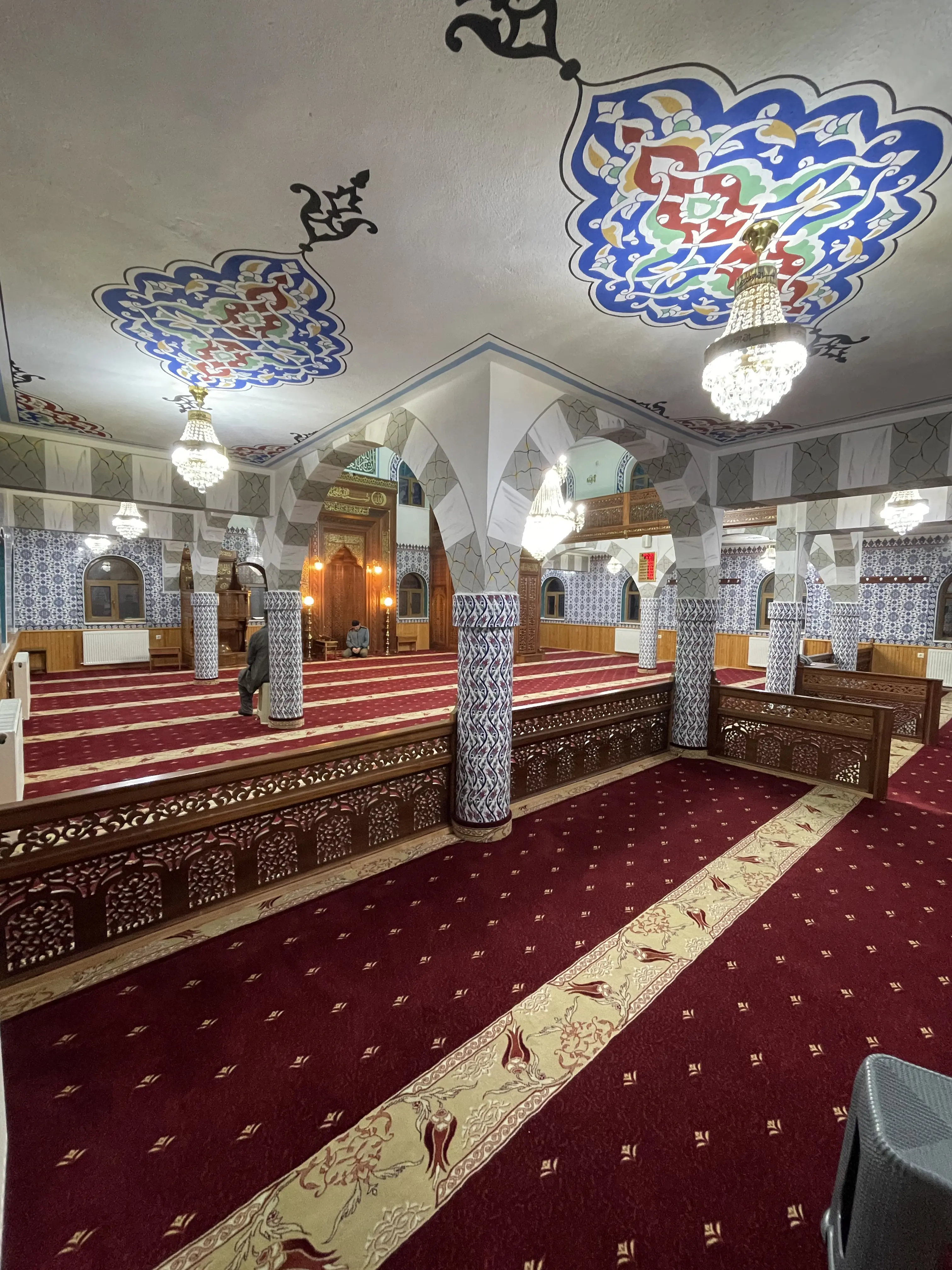 Cami inşaatından bir fotoğraf