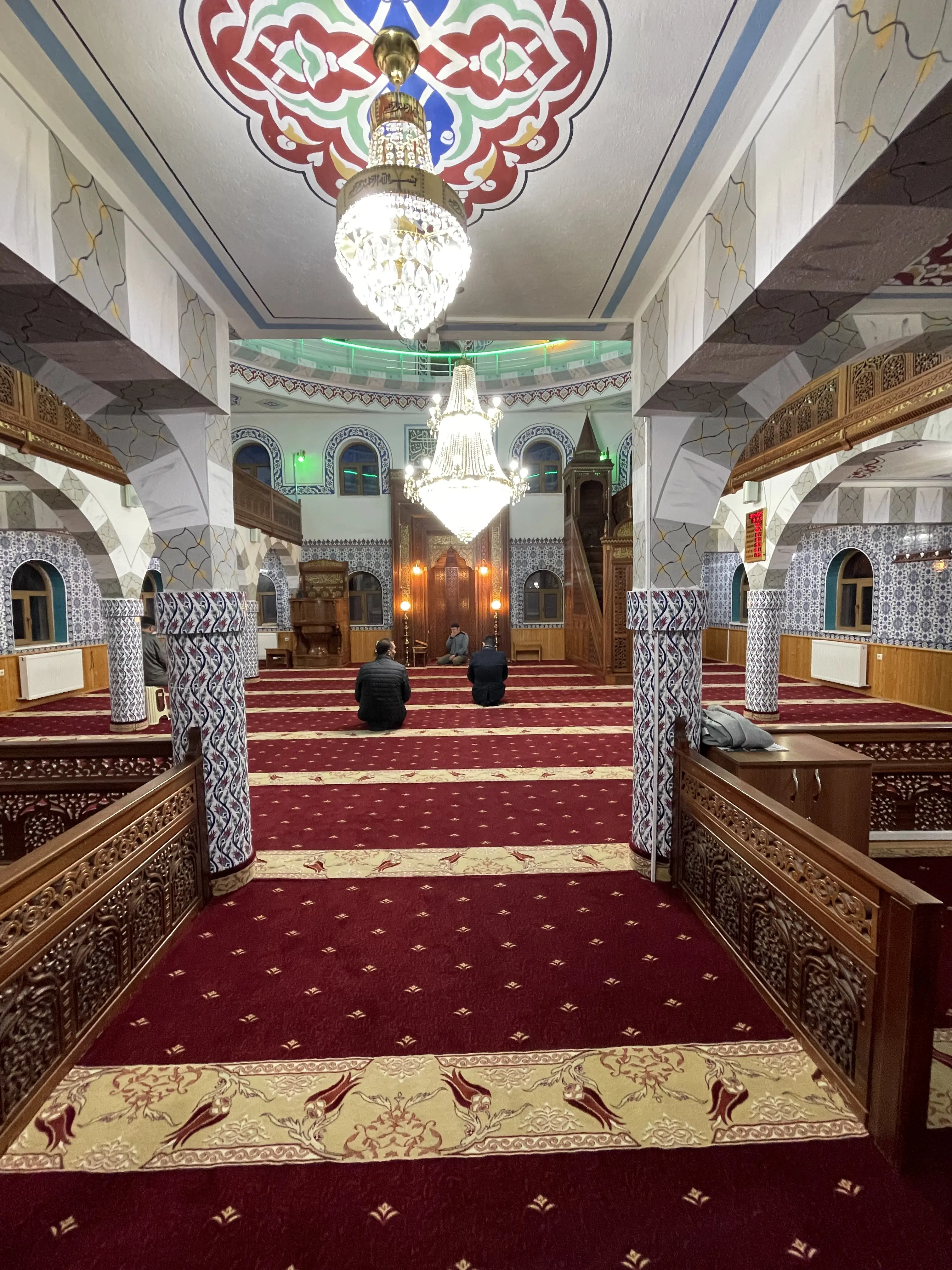 Cami inşaatından bir fotoğraf