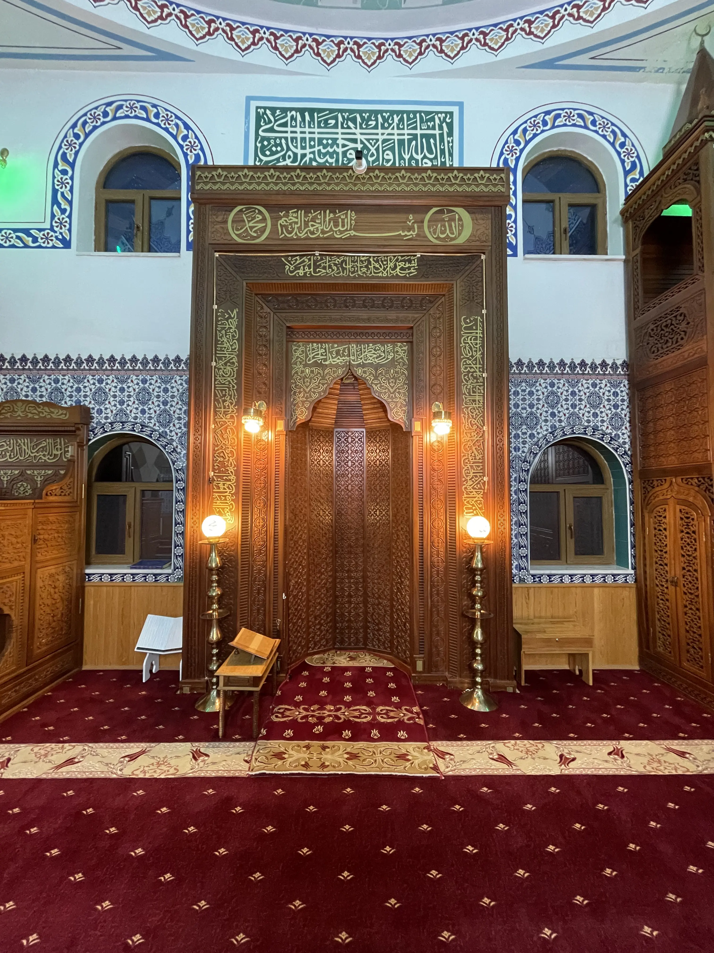 Cami inşaatından bir fotoğraf