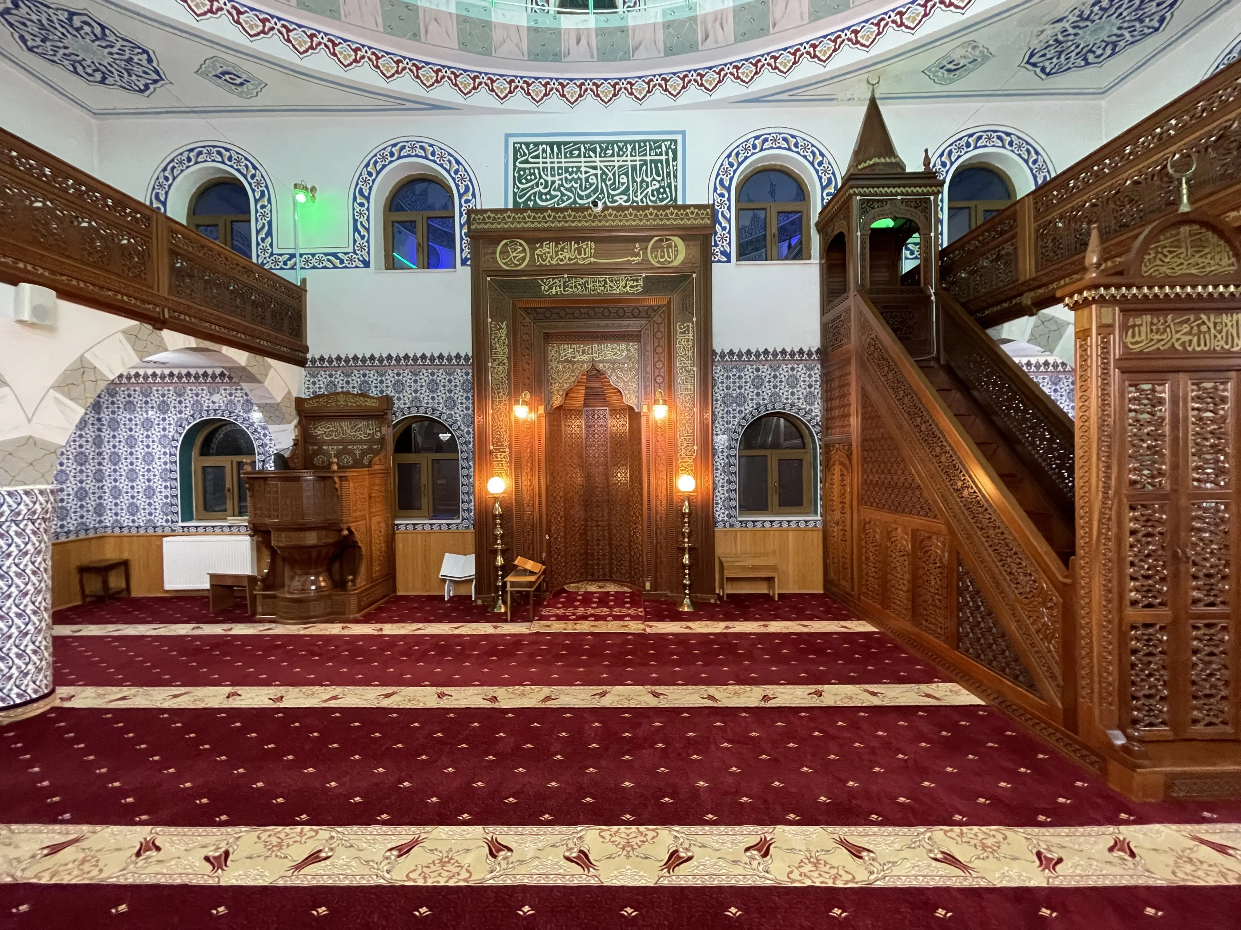 Cami inşaatından bir fotoğraf