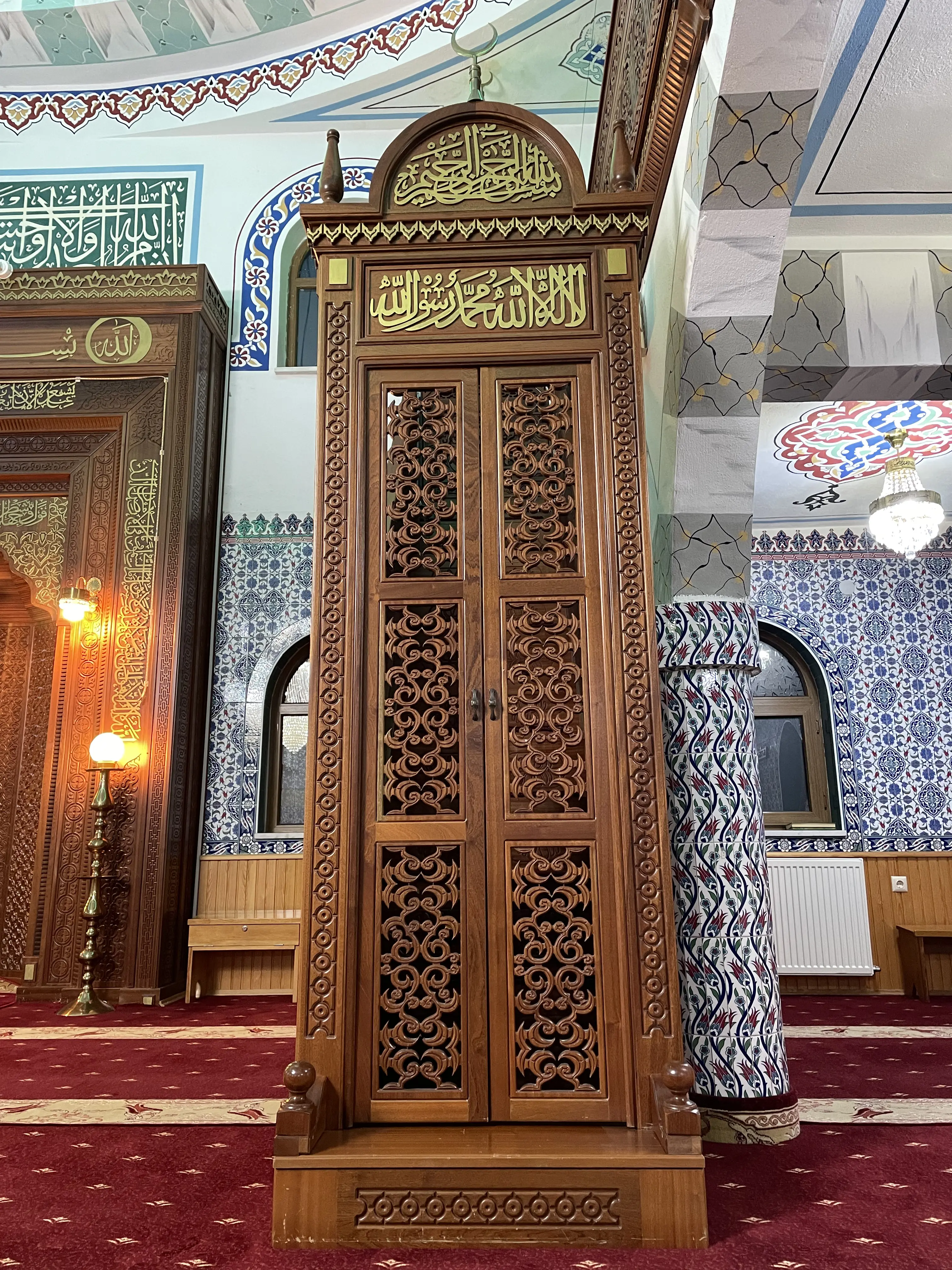 Cami inşaatından bir fotoğraf