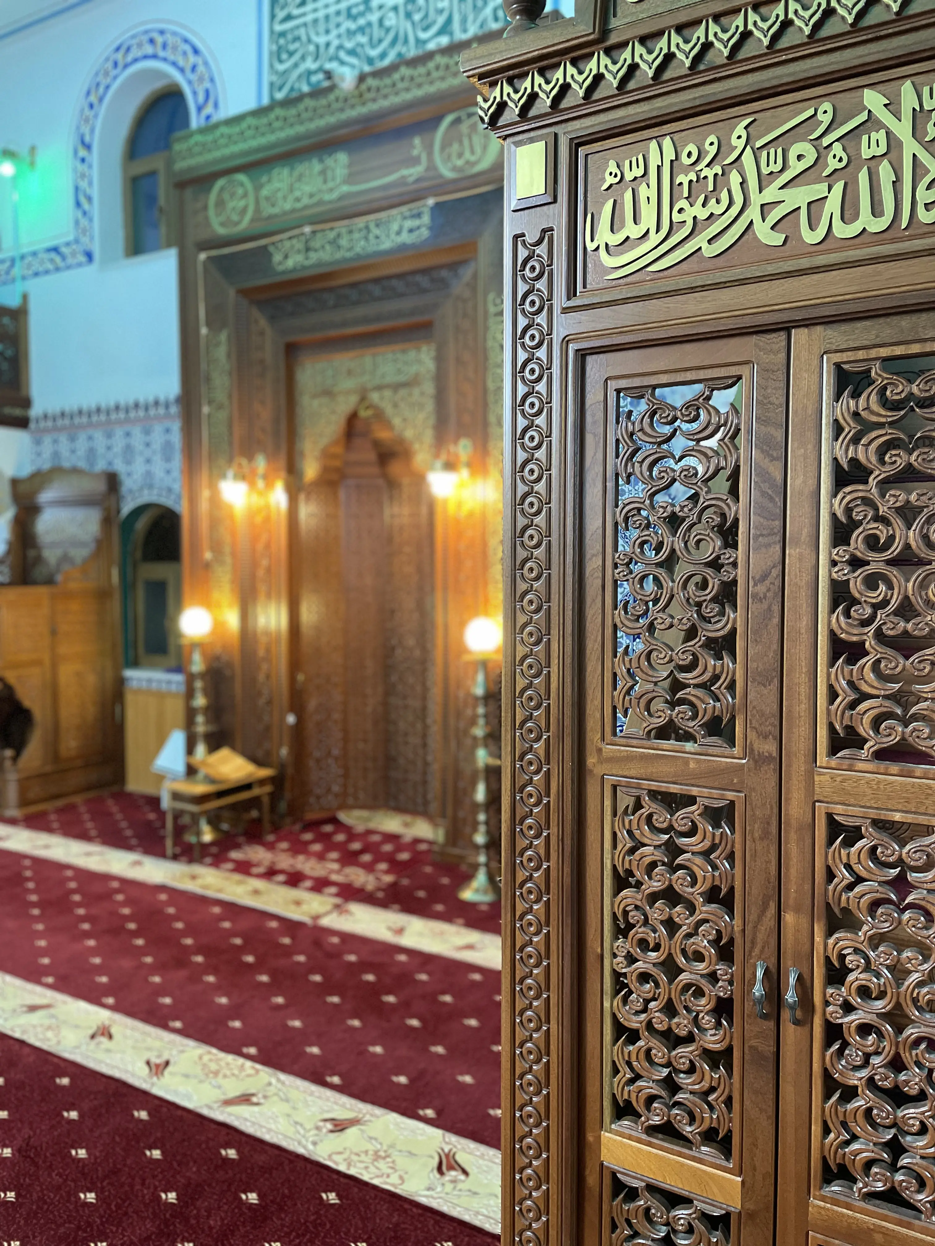 Cami inşaatından bir fotoğraf
