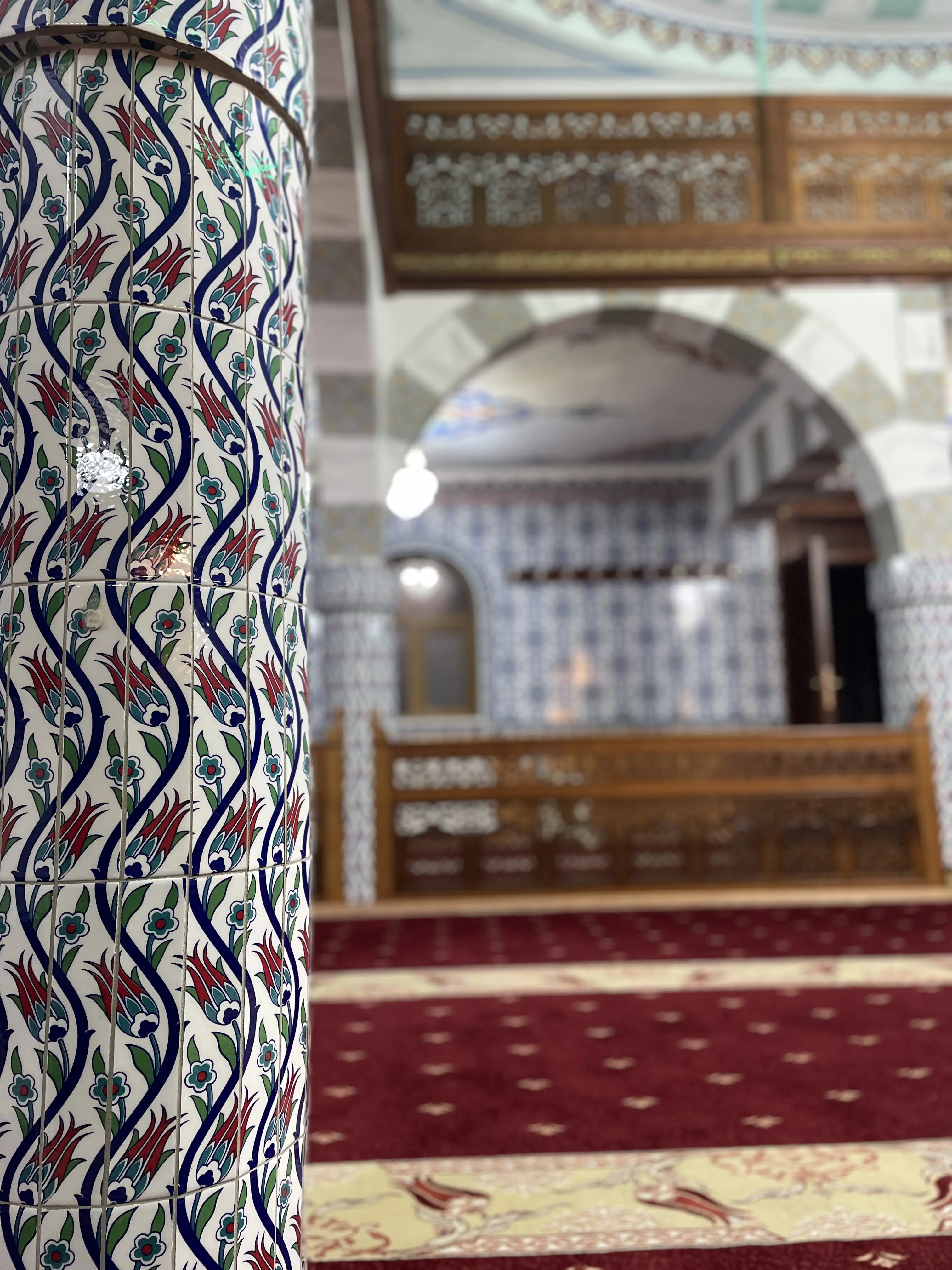 Cami inşaatından bir fotoğraf