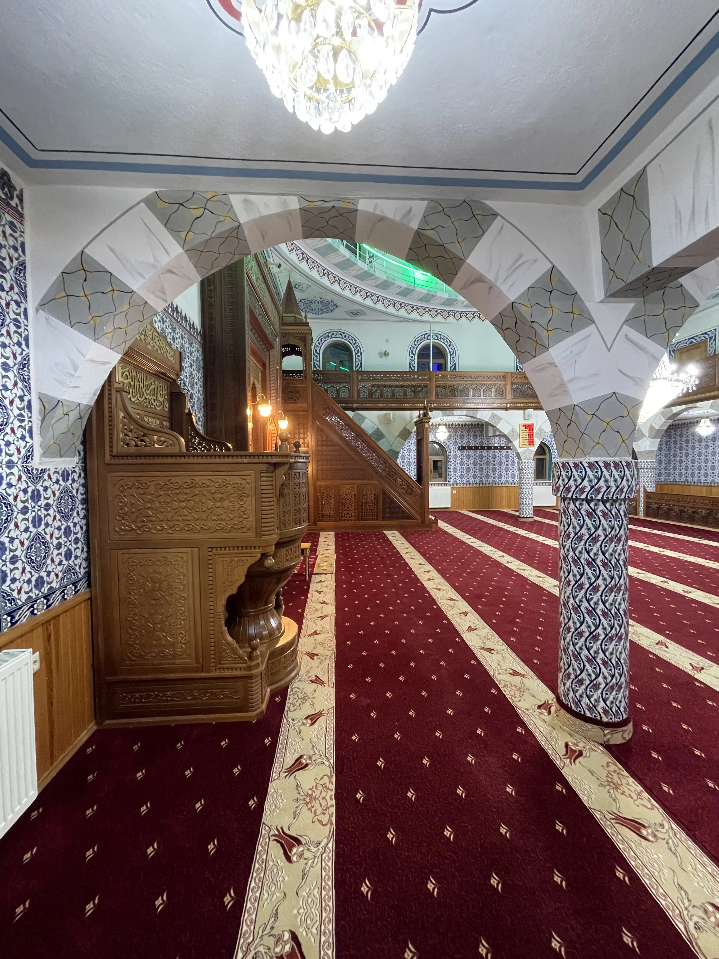 Cami inşaatından bir fotoğraf