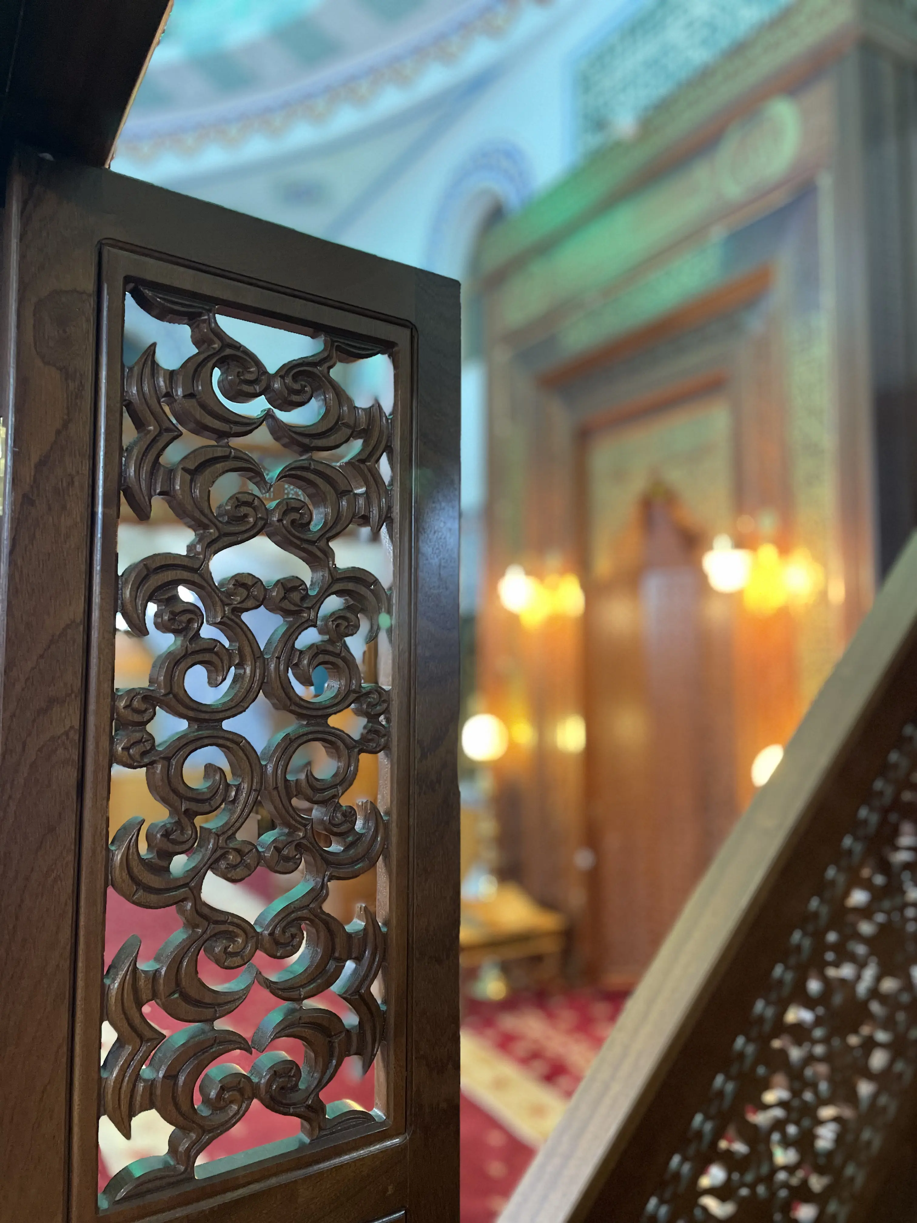 Cami inşaatından bir fotoğraf