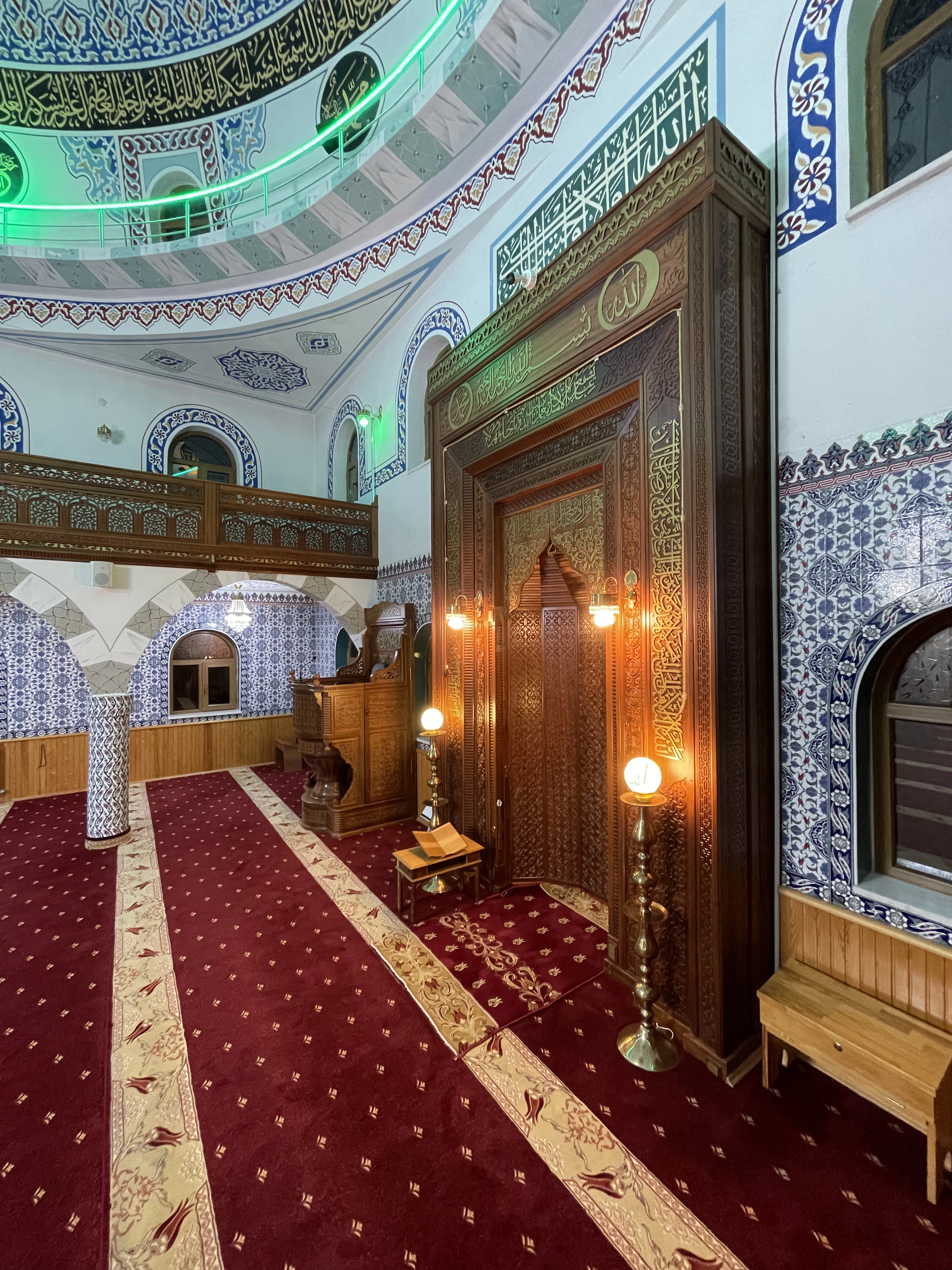 Cami inşaatından bir fotoğraf