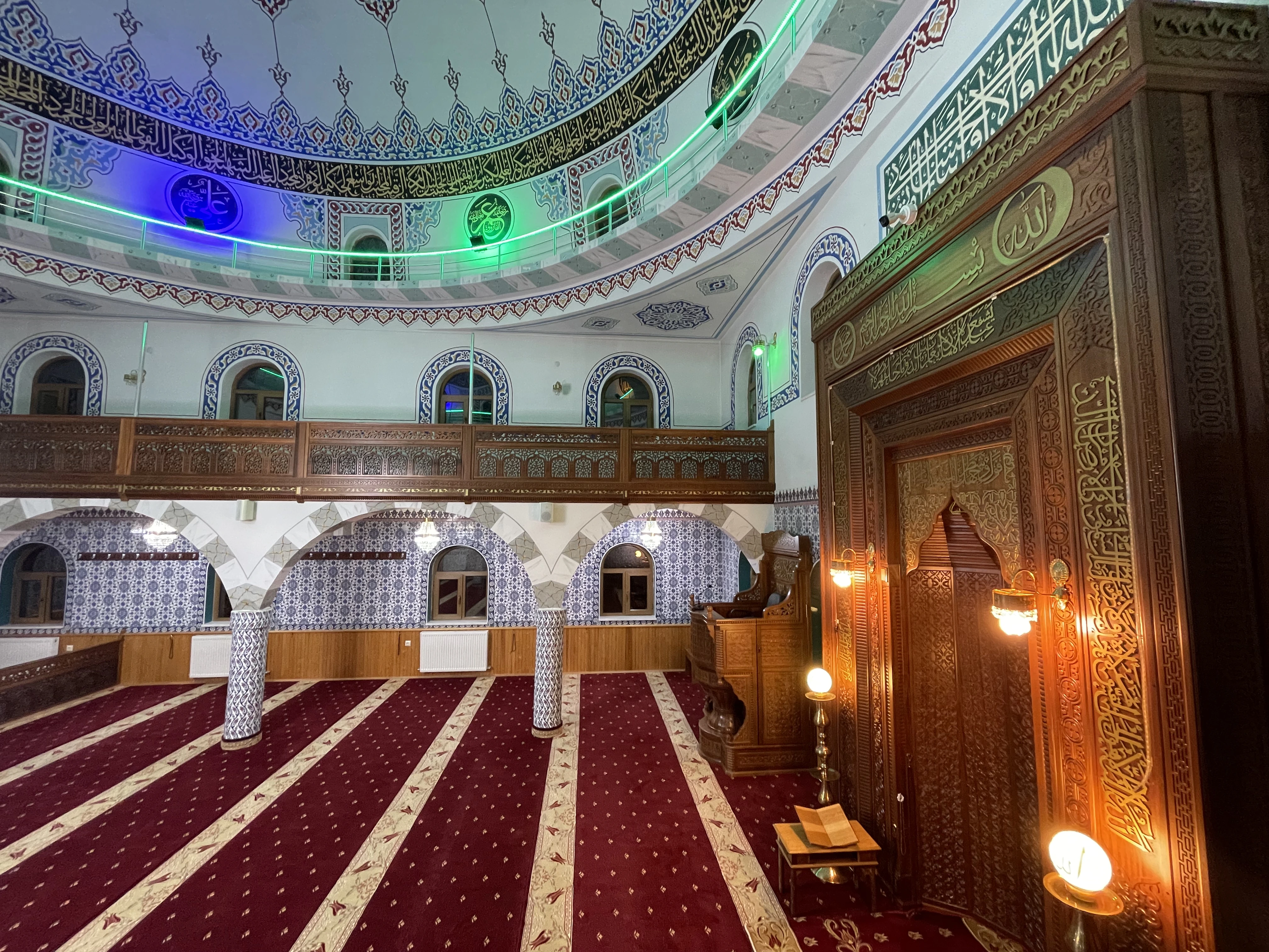 Cami inşaatından bir fotoğraf
