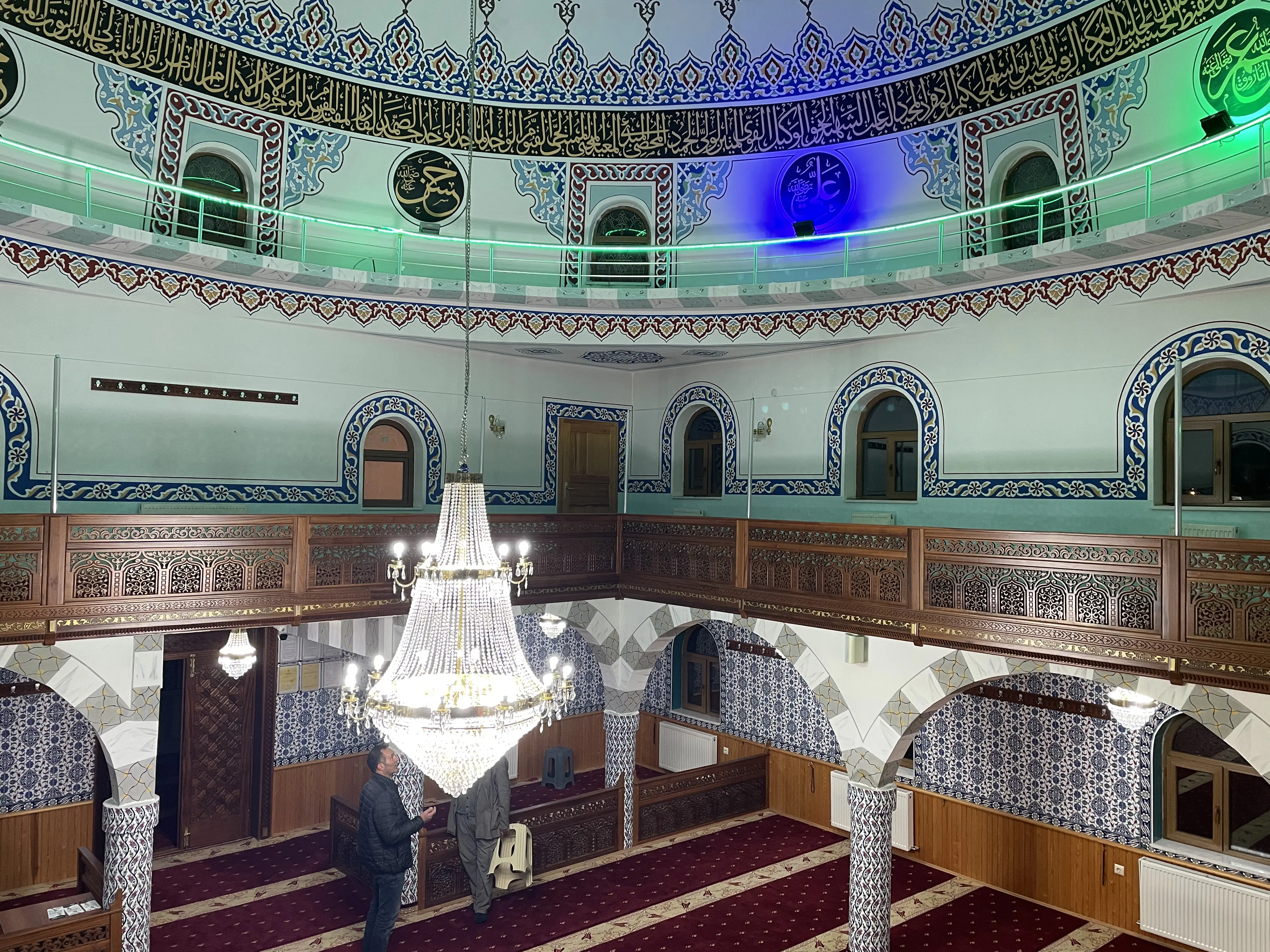 Cami inşaatından bir fotoğraf