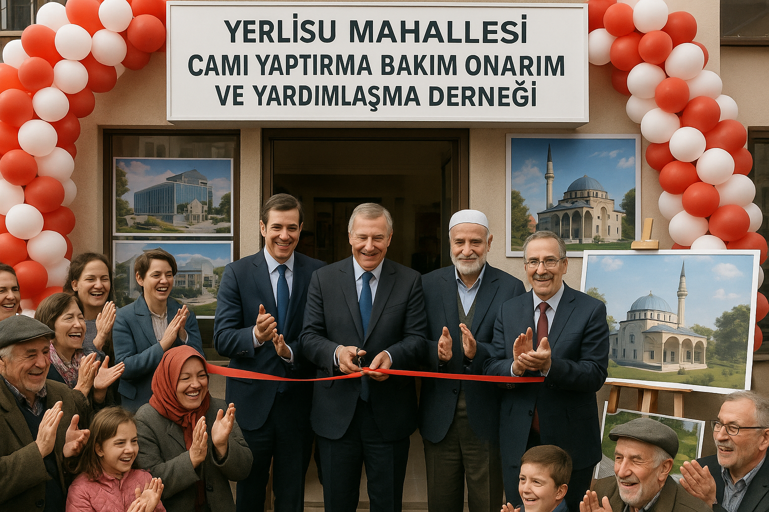 Resmi dernek açılışı yapıldı ve projeye ilk adım atıldı.